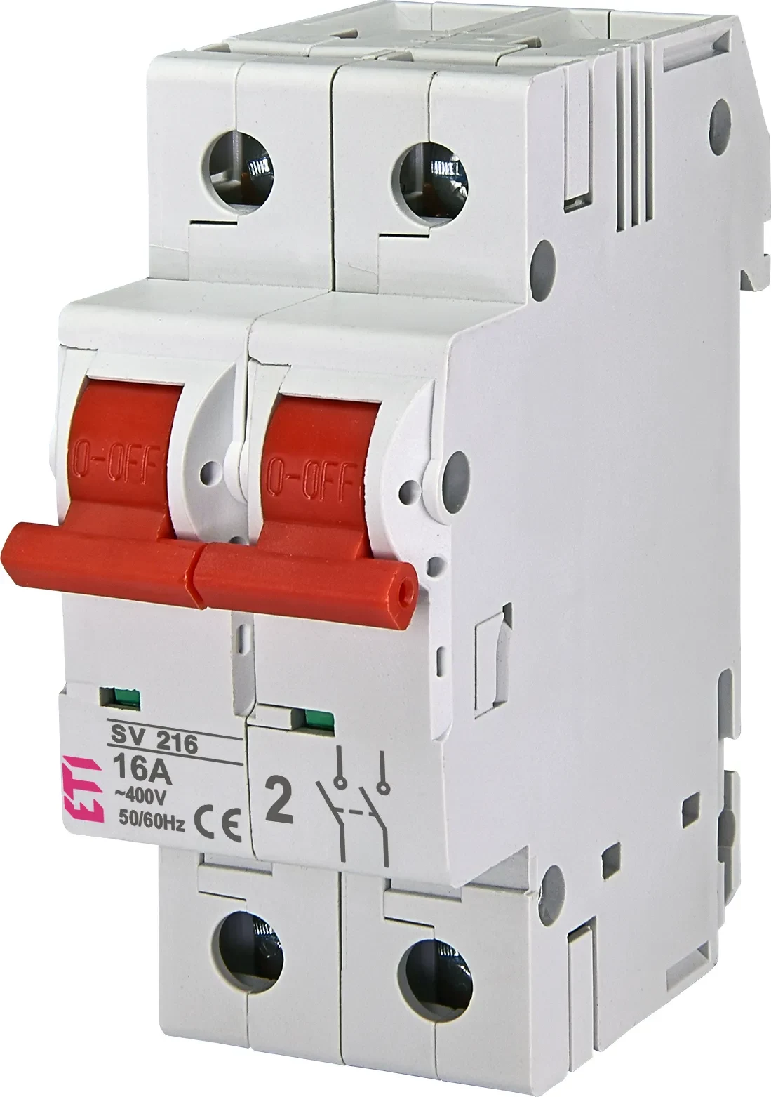 ETI SV 216 2P 16A modulārais