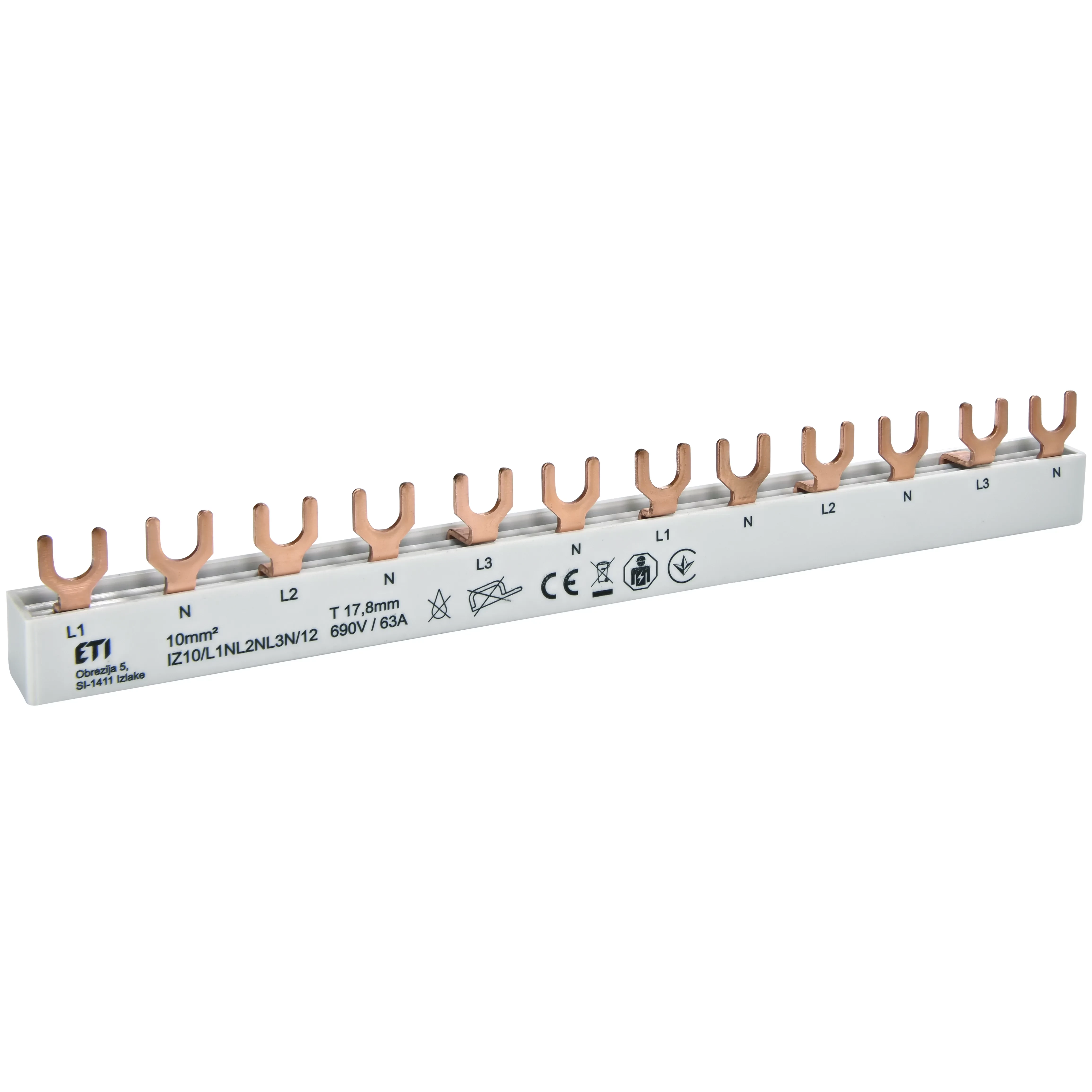 ETI 002921268 Vara kopnes IZ10/L1NL2NL3N/12 ETIMAT