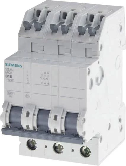 Siemens SENTRON 5SJ63167KS automātiskais slēdzis 3-poliem