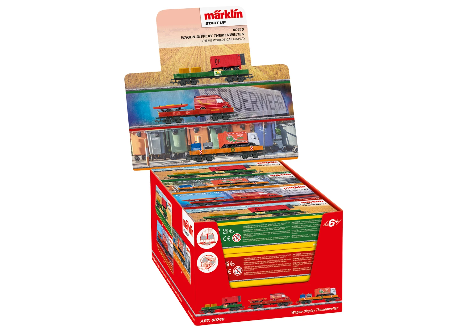 Märklin 00740 H0 12 gabalu kravas