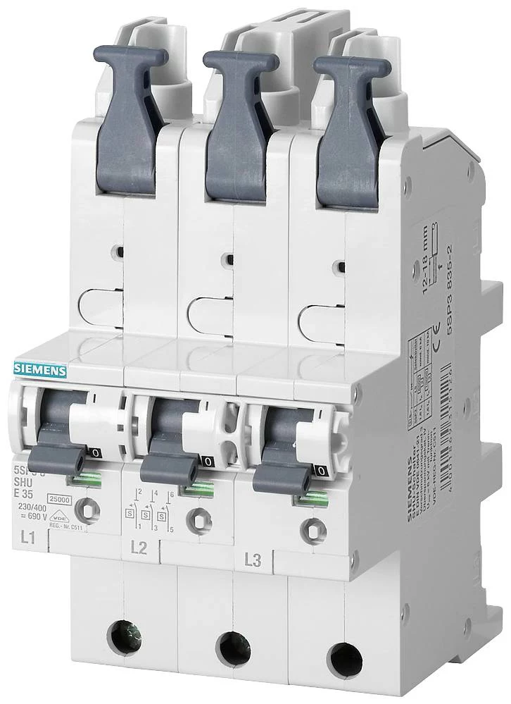 Siemens 5SP38352 galvenais automātslēdzis 35A 2-poliem