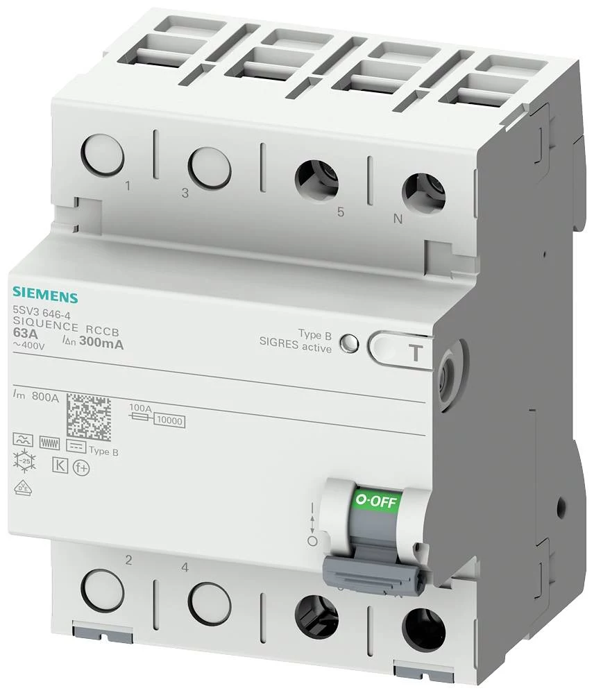 SIEMENS 5SV33224 Diferenciālās aizsardzības automāts, B