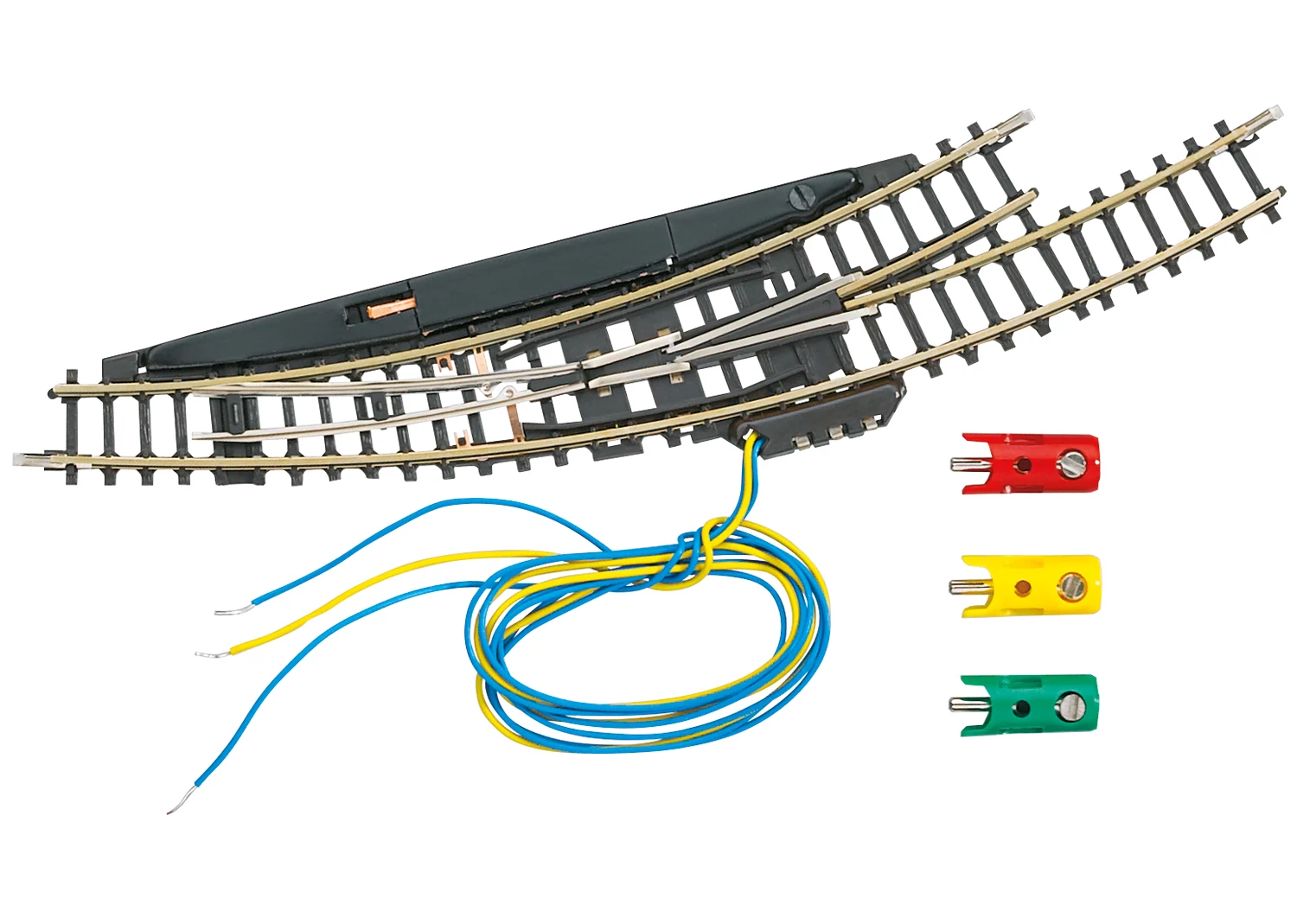 Märklin Z mēroga elektromagnētiskais izliektais kreisais