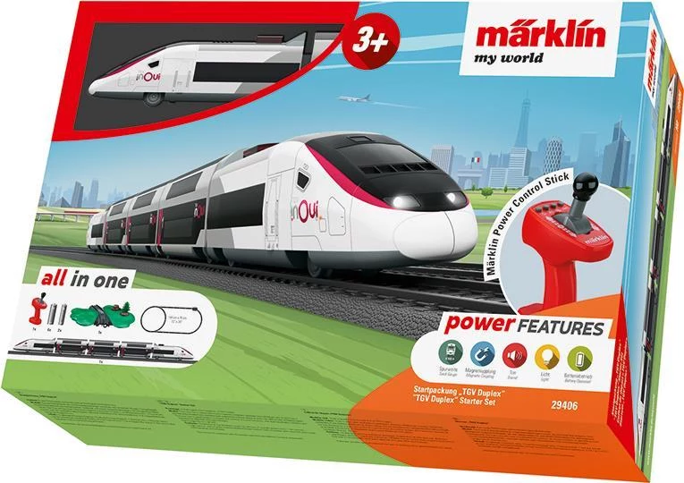 Märklin TGV Duplex H0 5-daļu digitālais