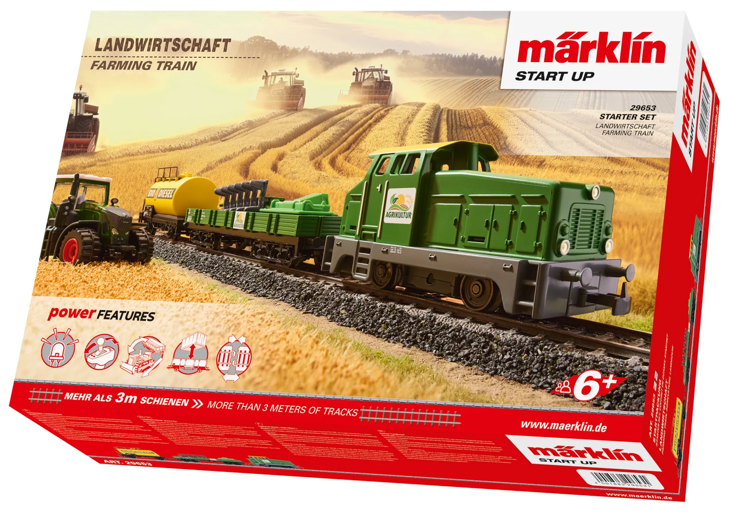 Märklin 29653 H0 starta komplekts lauksaimniecība