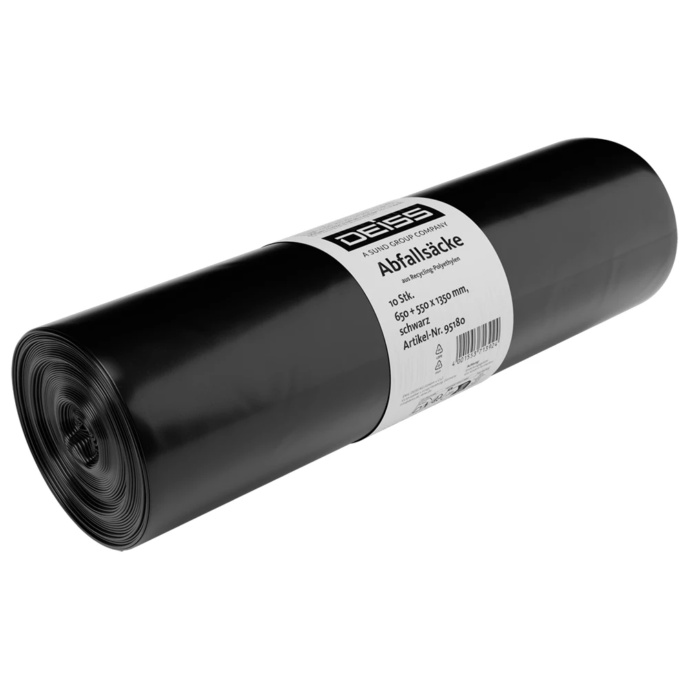 DEISS 95180 atkritumu maisi, 60µm, melni
