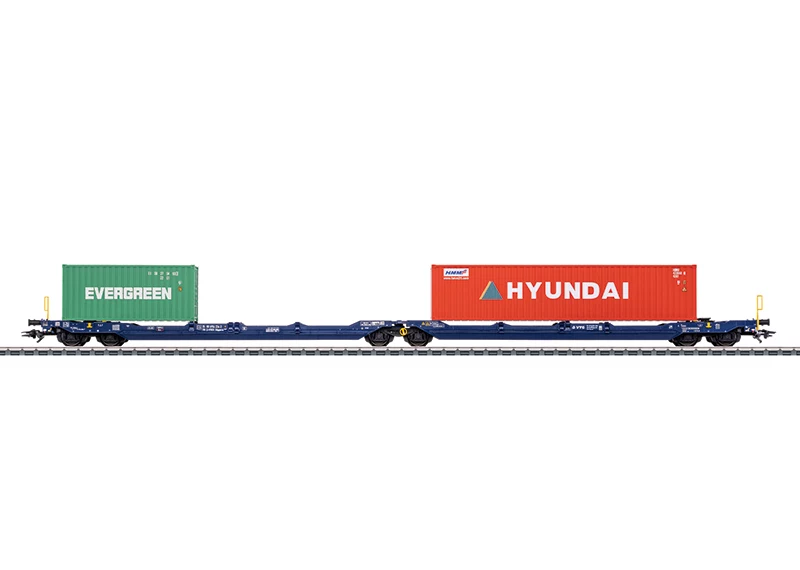 Märklin 47474 Sdggmrss divkabatu platformas vagons
