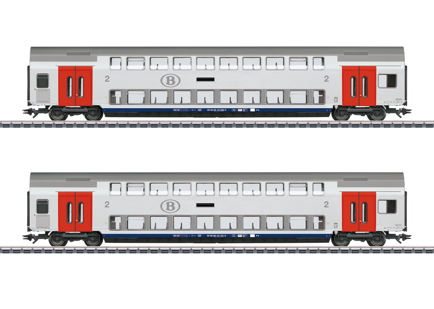 Märklin 043566 H0 divstāvu vagonu komplekts