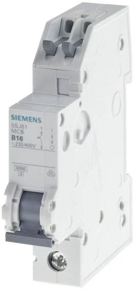 Siemens 5SJ61106KS automātiskais slēdzis 1-polārs B