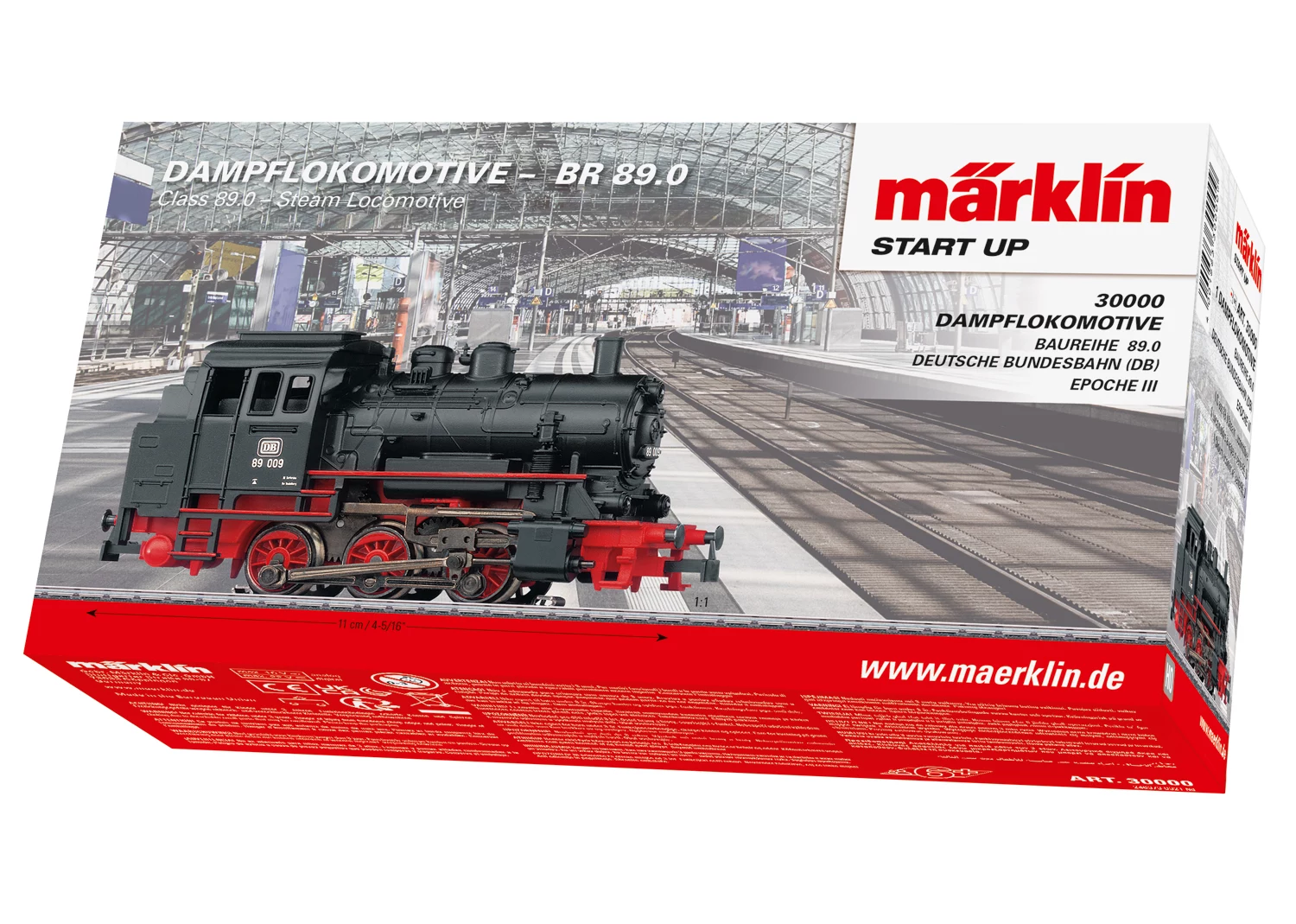Märklin 30000 H0 tvaika tenderlokomotīve BR