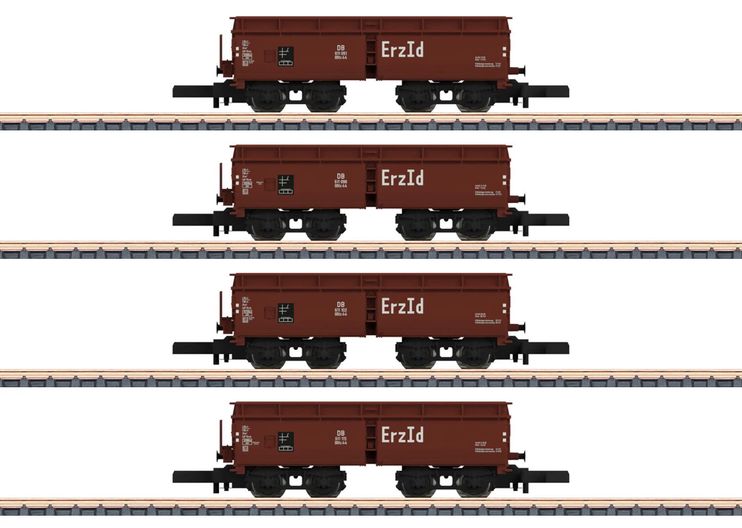 Märklin 082710 Z mēroga pašizkrāvējvagunu komplekts