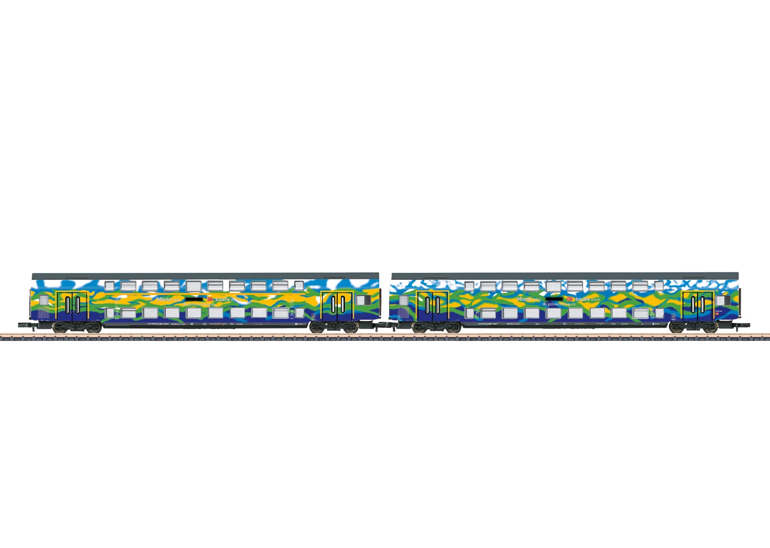 Märklin 87306 Z divstāvu vagonu komplekts