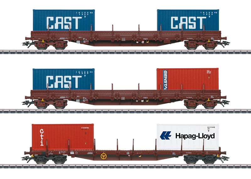 Märklin 47119 H0 3 gabalu konteineru
