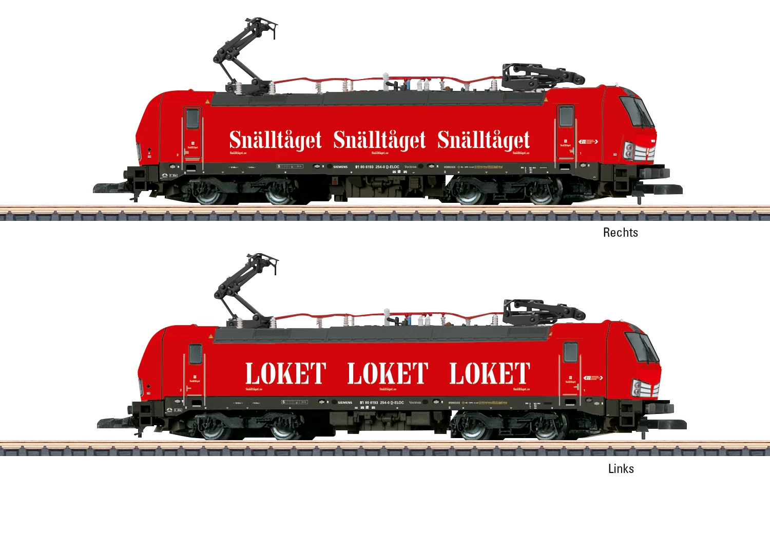 Märklin 088238 Z mēroga elektriskā lokomotīve
