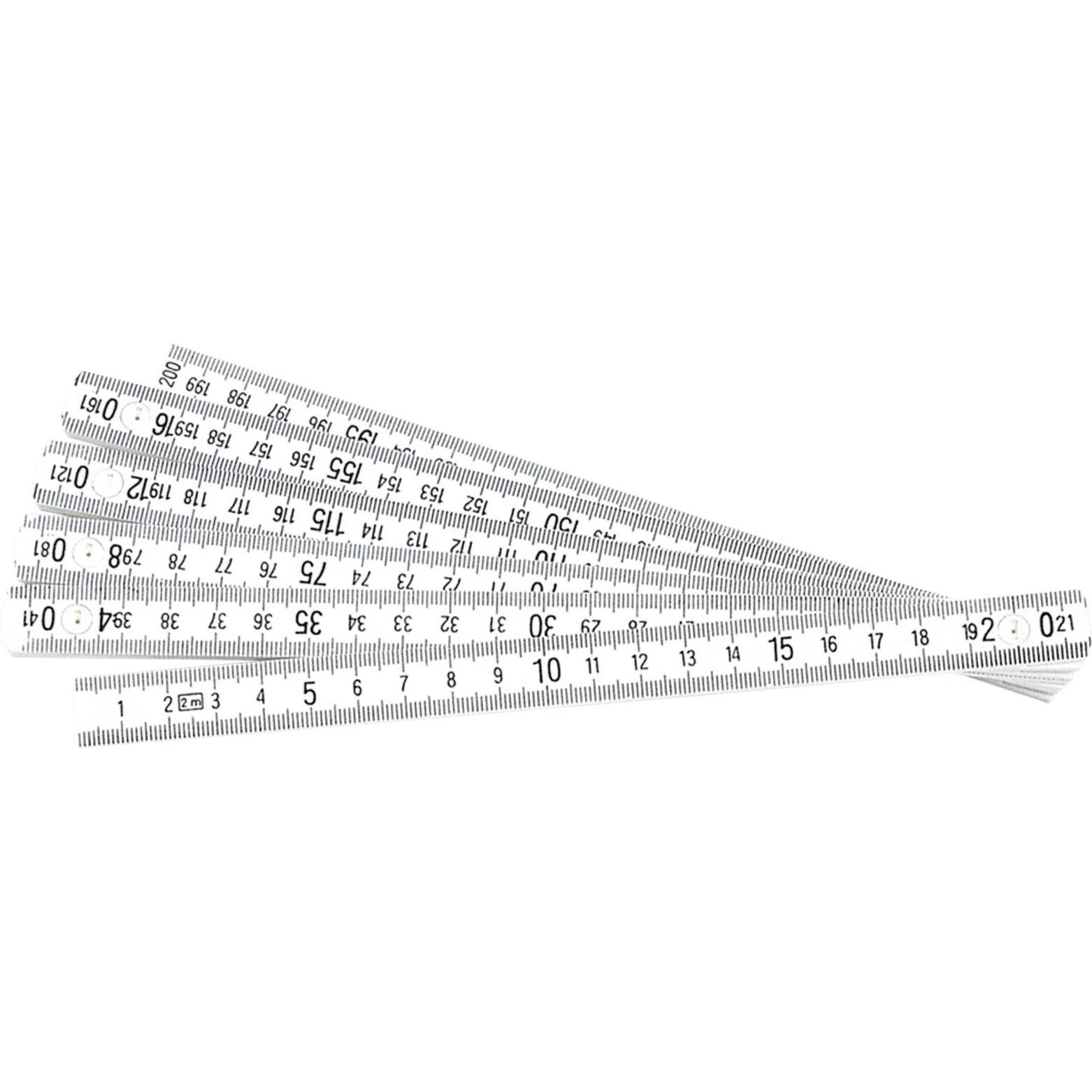 BRÜDER MANNESMANN PVC salokāmais metrs 2