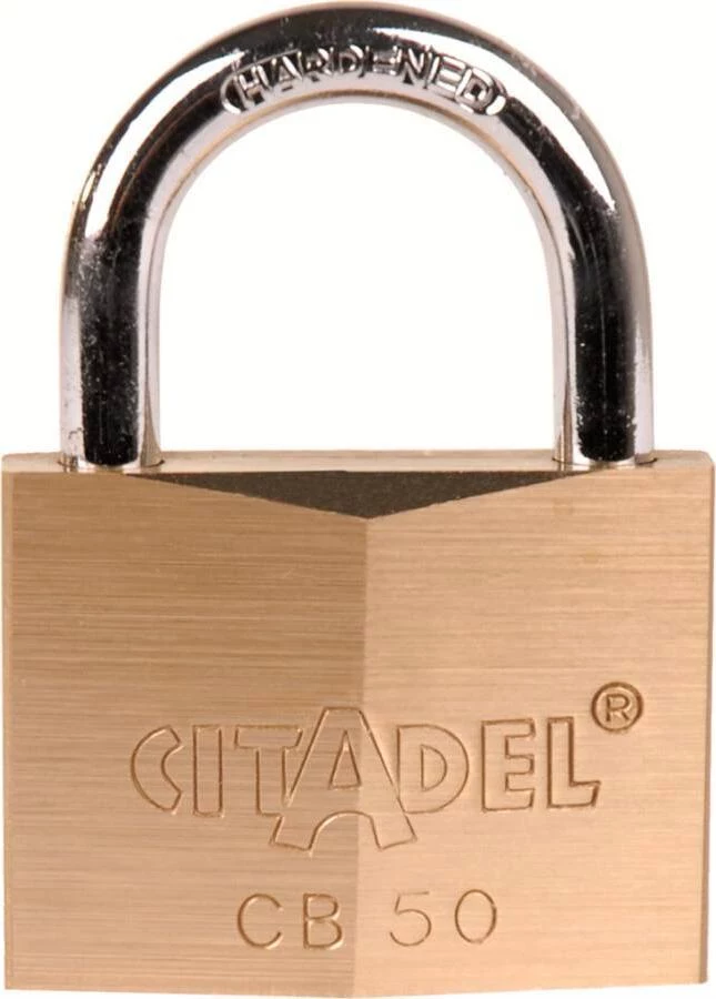 ABUS 50 mm masīva misiņa piekaramā