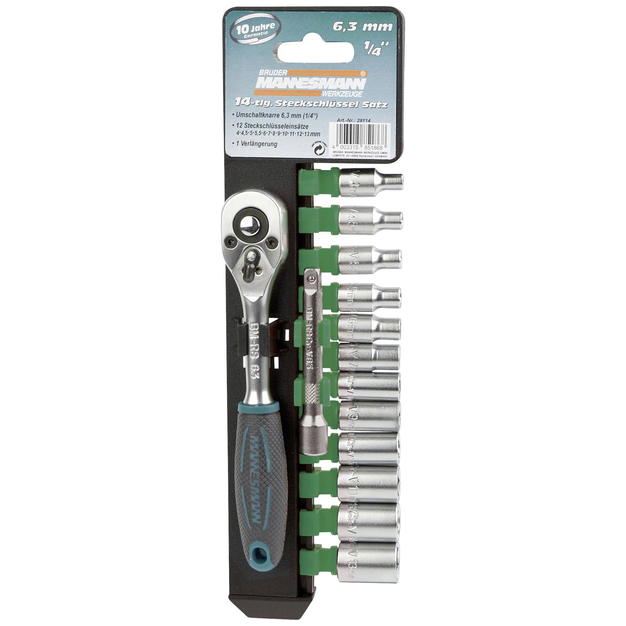 Brüder Mannesmann M29114 14 gabalu 1/4
