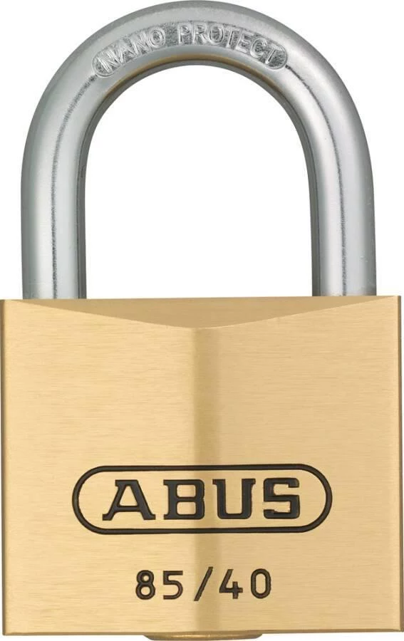 ABUS 85/40 masīva misiņa piekaramā atslēga