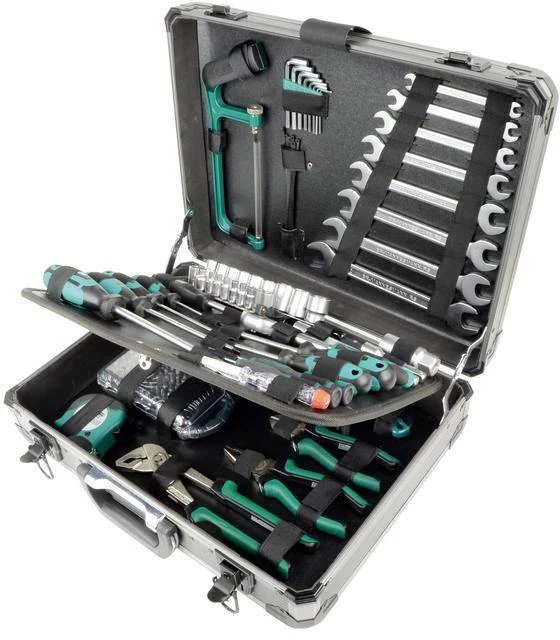 Brüder Mannesmann M29079 133 priekšmetu instrumentu