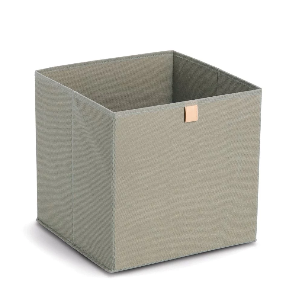 Zeller Khaki auduma uzglabāšanas kaste 32x32x32