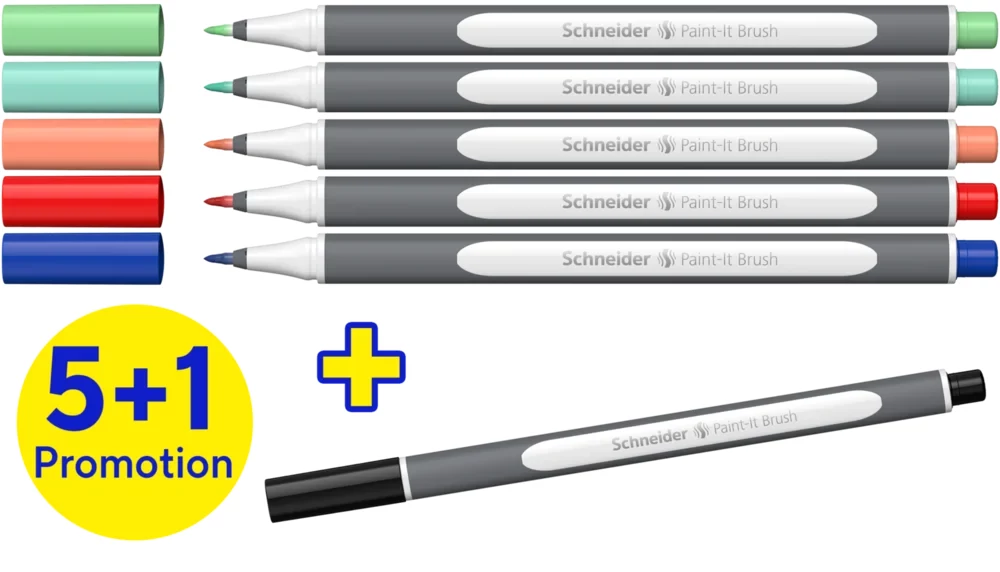 Schneider Paint-It 070 flomāsteru komplekts, dažādas