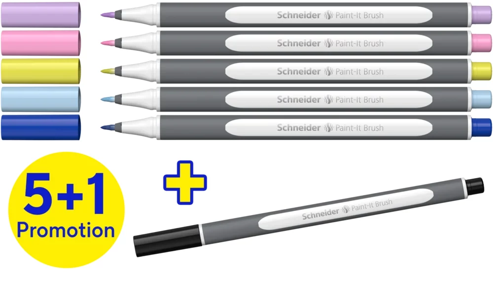Schneider Paint-It 070 flomāsteru pildspalvu komplekts