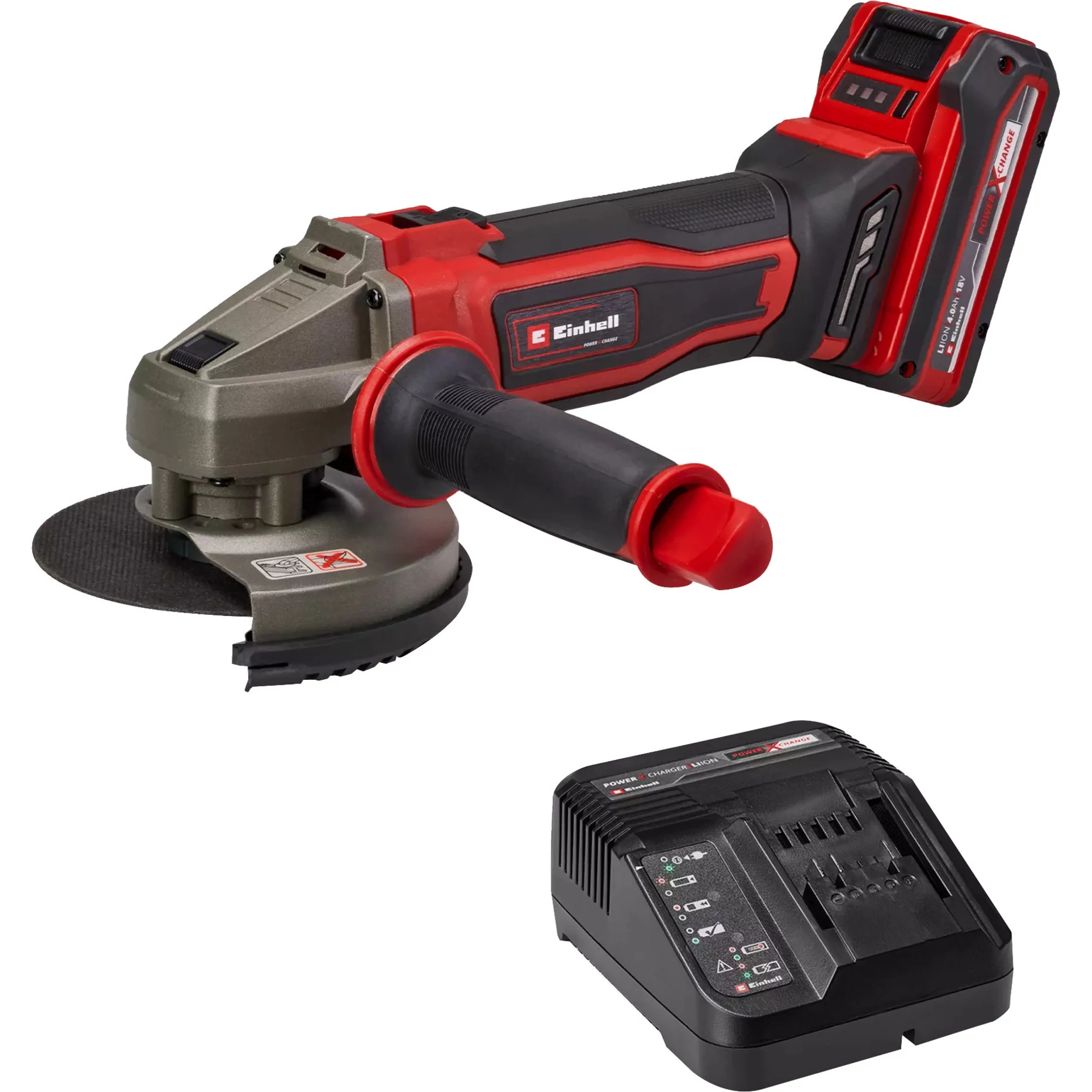 Einhell TE-AG 18/125-2 Li bezvadu leņķa