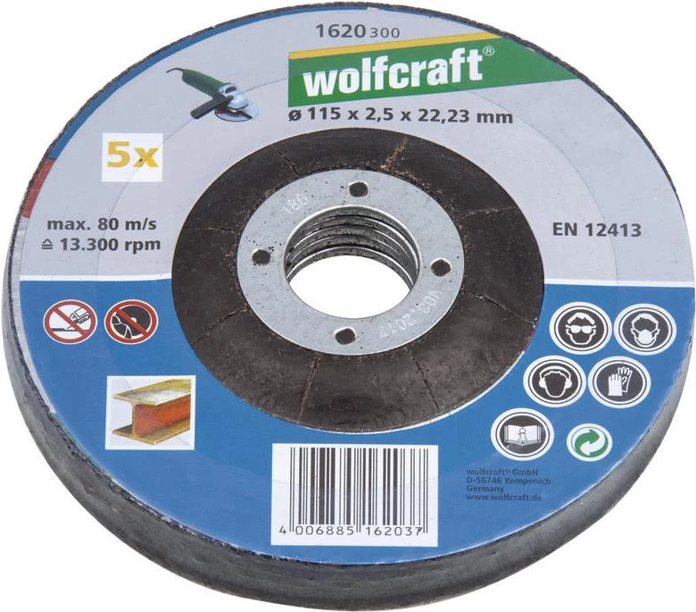 Wolfcraft 1622300 griešanas disks ar iegremdētu