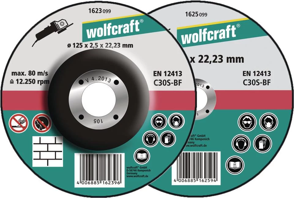 Wolfcraft 1623300 iegremdētā centra griešanas disks