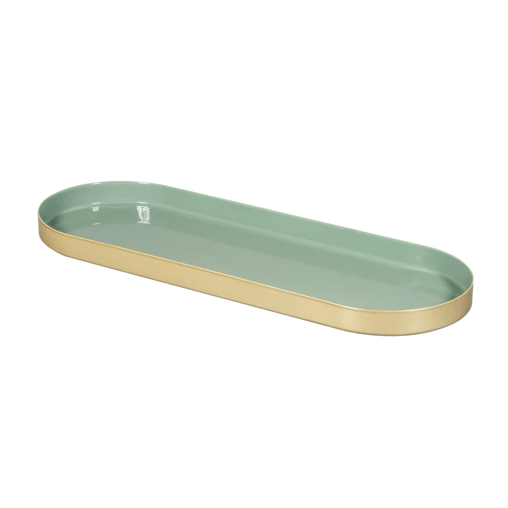 Rayher dekoratīvā paplāte Eucalyptus/Gold metāla, 1