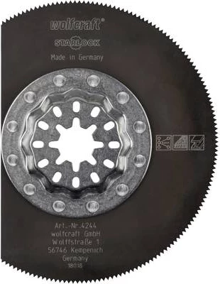 Wolfcraft 4244000 segmenta zāģa asmens 85