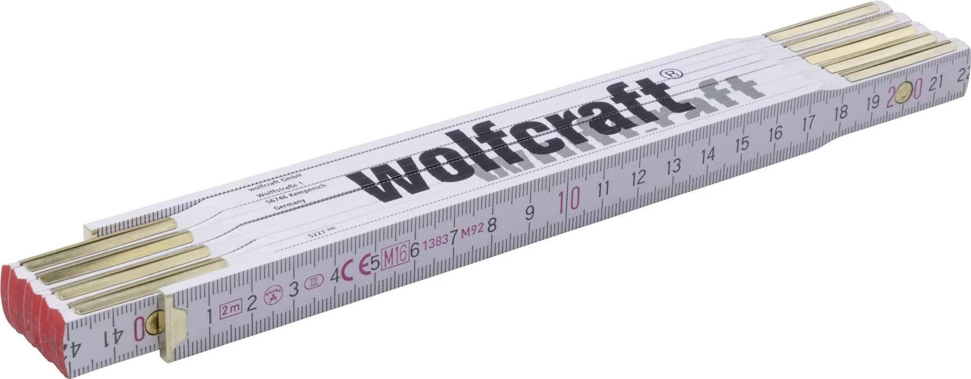 Wolfcraft 5227000 alumīnija taisnvirziens 2 m