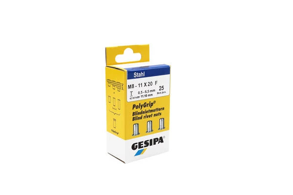 GESIPA PolyGrip® aklo kniedes uzgrieznis M8