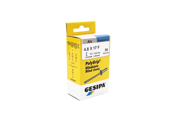 GESIPA PolyGrip® aklo kniedes 4,8x17mm