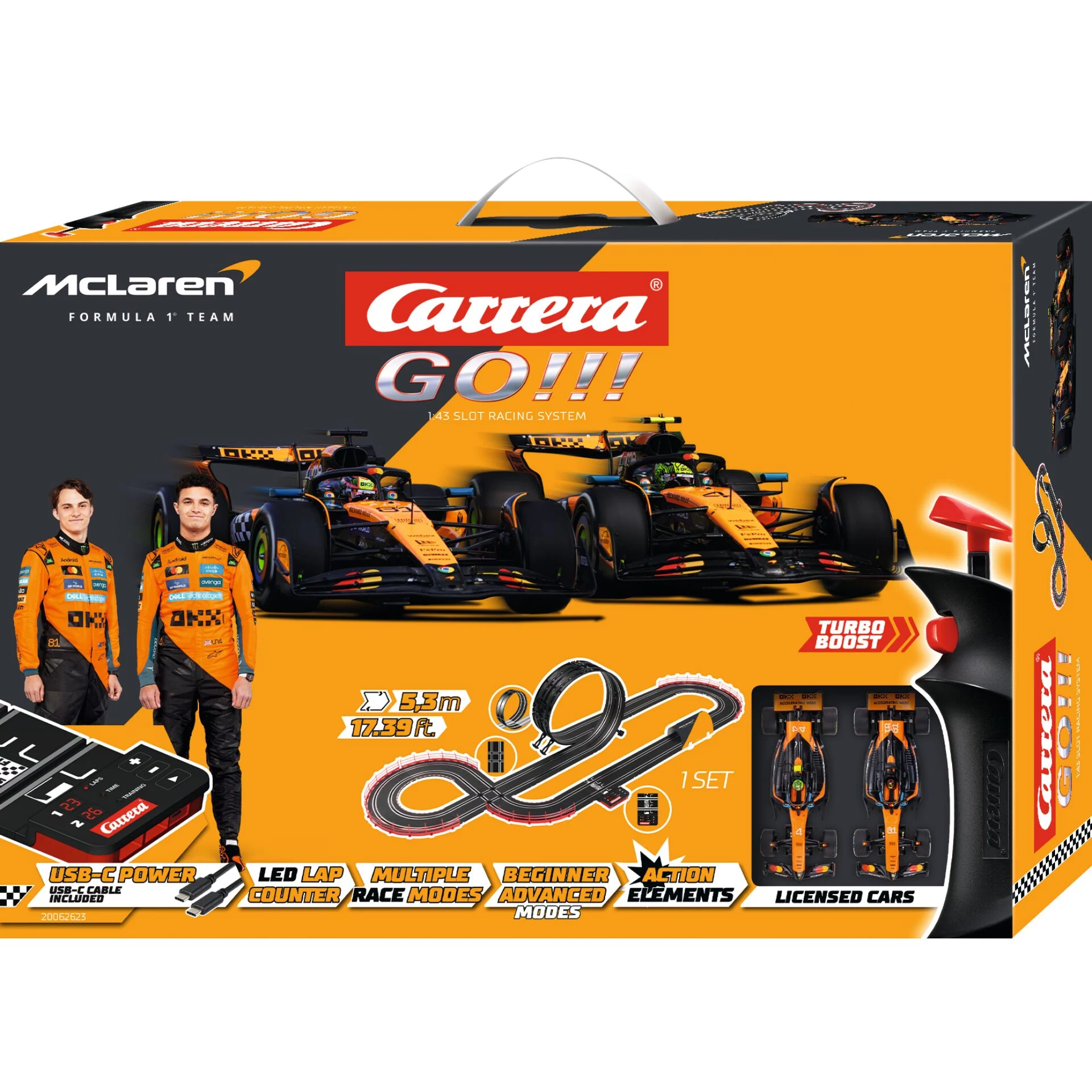 Carrera GO!!! McLaren Racing elektrisko sacīkšu