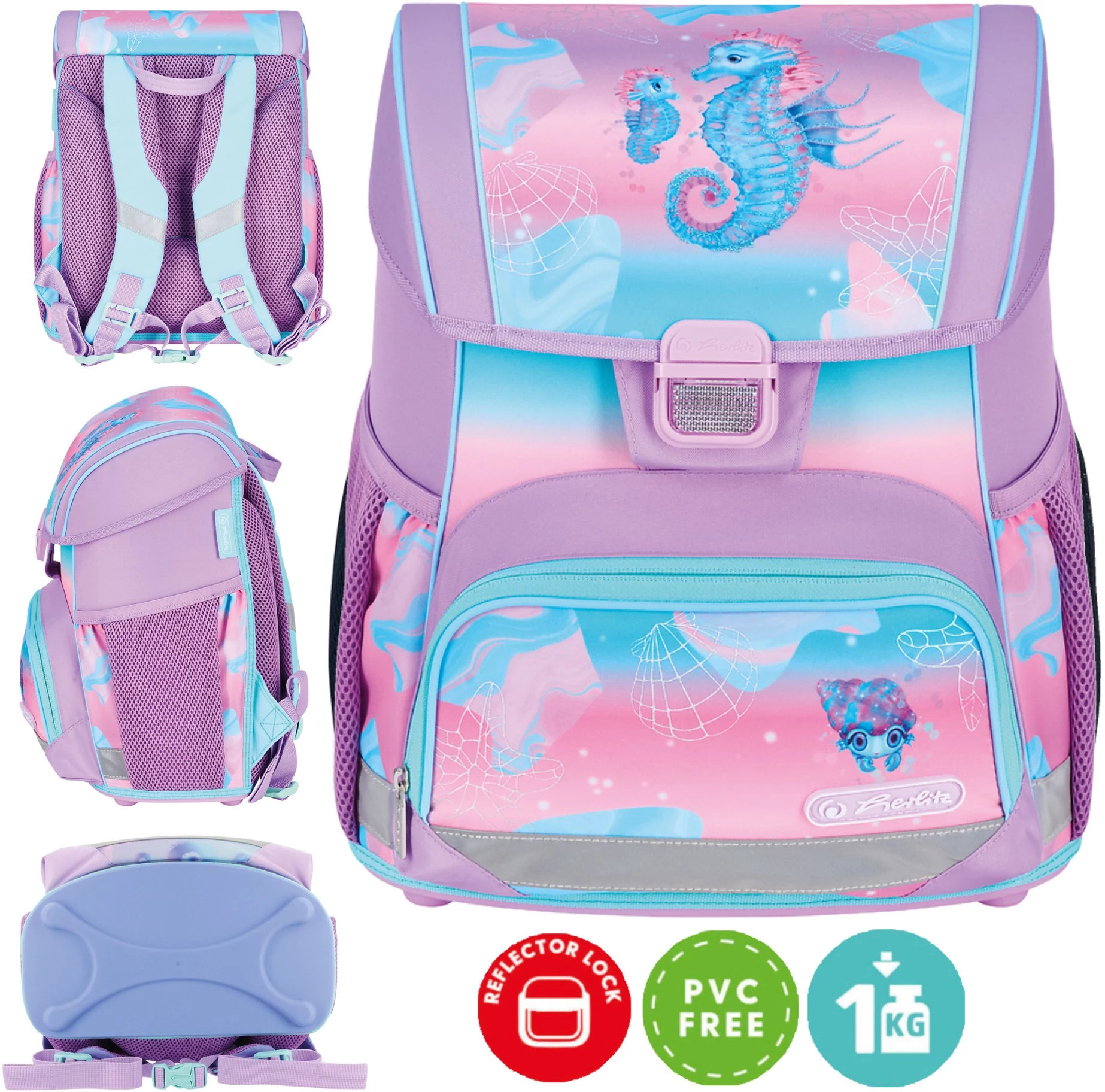 Herlitz mugursoma Loop 6-9 gadi Seahorse