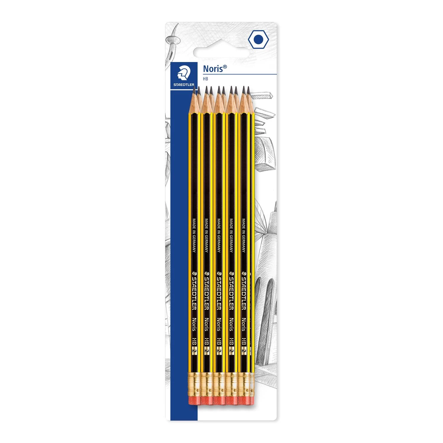 Staedtler Noris HB 122-2 BK10 grafīta