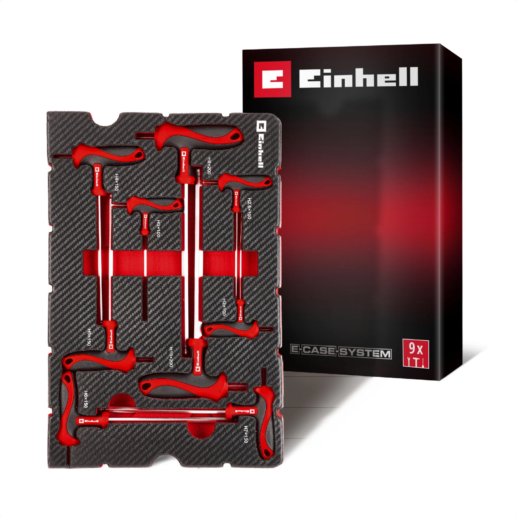Einhell 370526 9 daļu ieliktņu komplekts