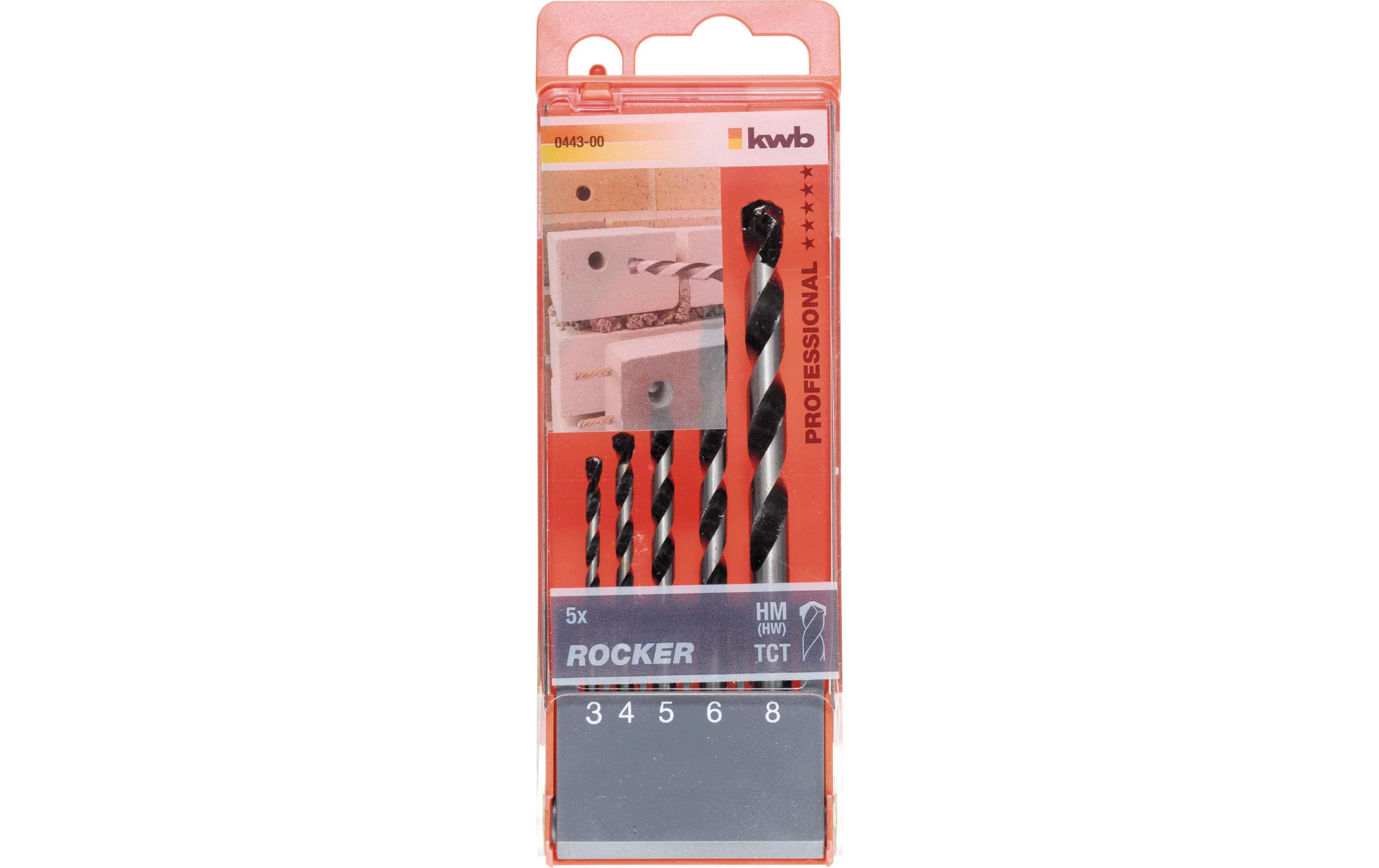 KWB Rocker koka urbju komplekts 3-8