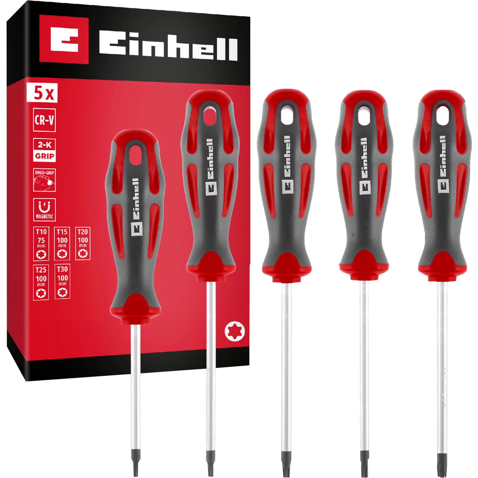 Einhell Universal Torx skrūvgriežu komplekts T10-T30