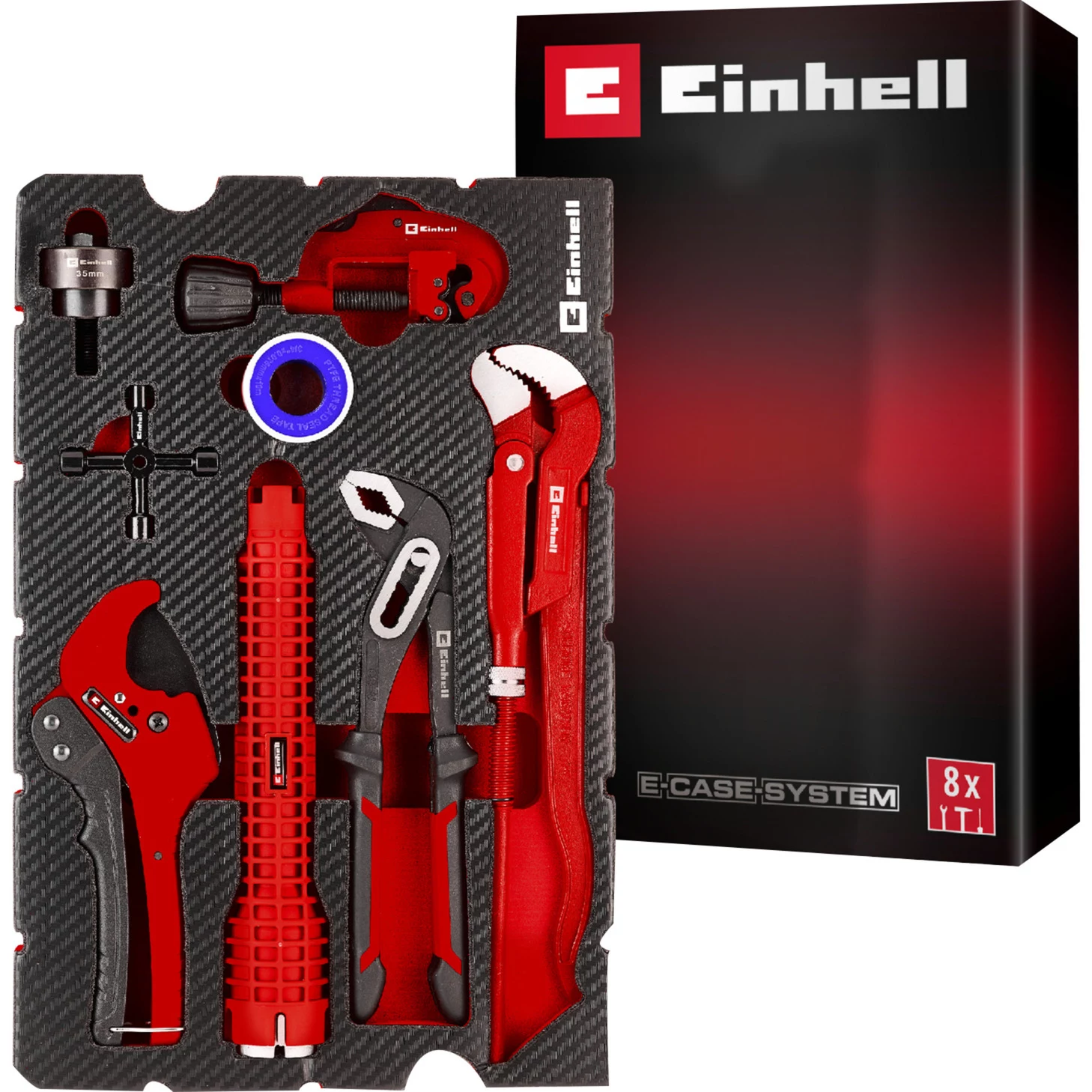 Einhell 370527 korpusa ieliktņu komplekts, 8