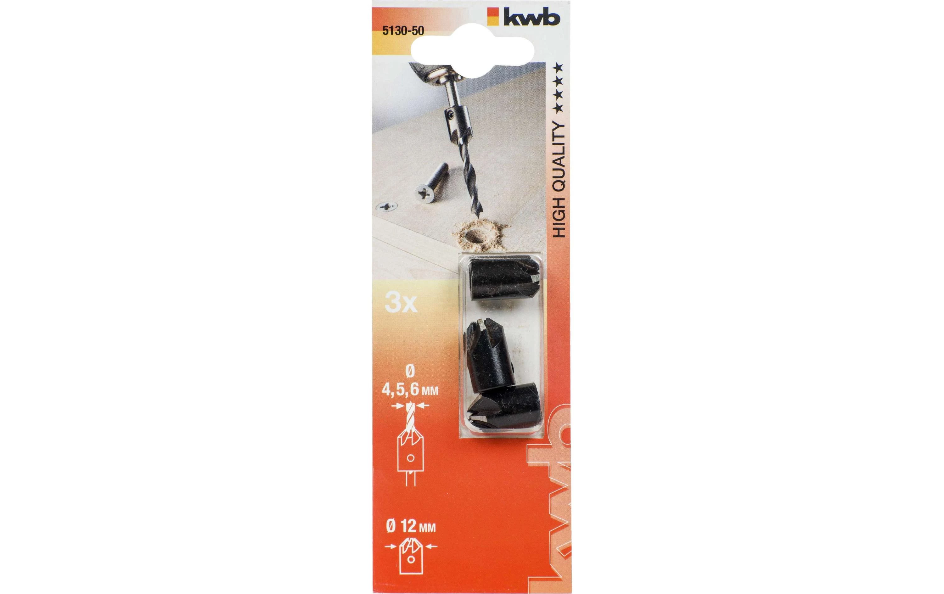 KWB 513050 3 daļu iegremdēšanas urbju