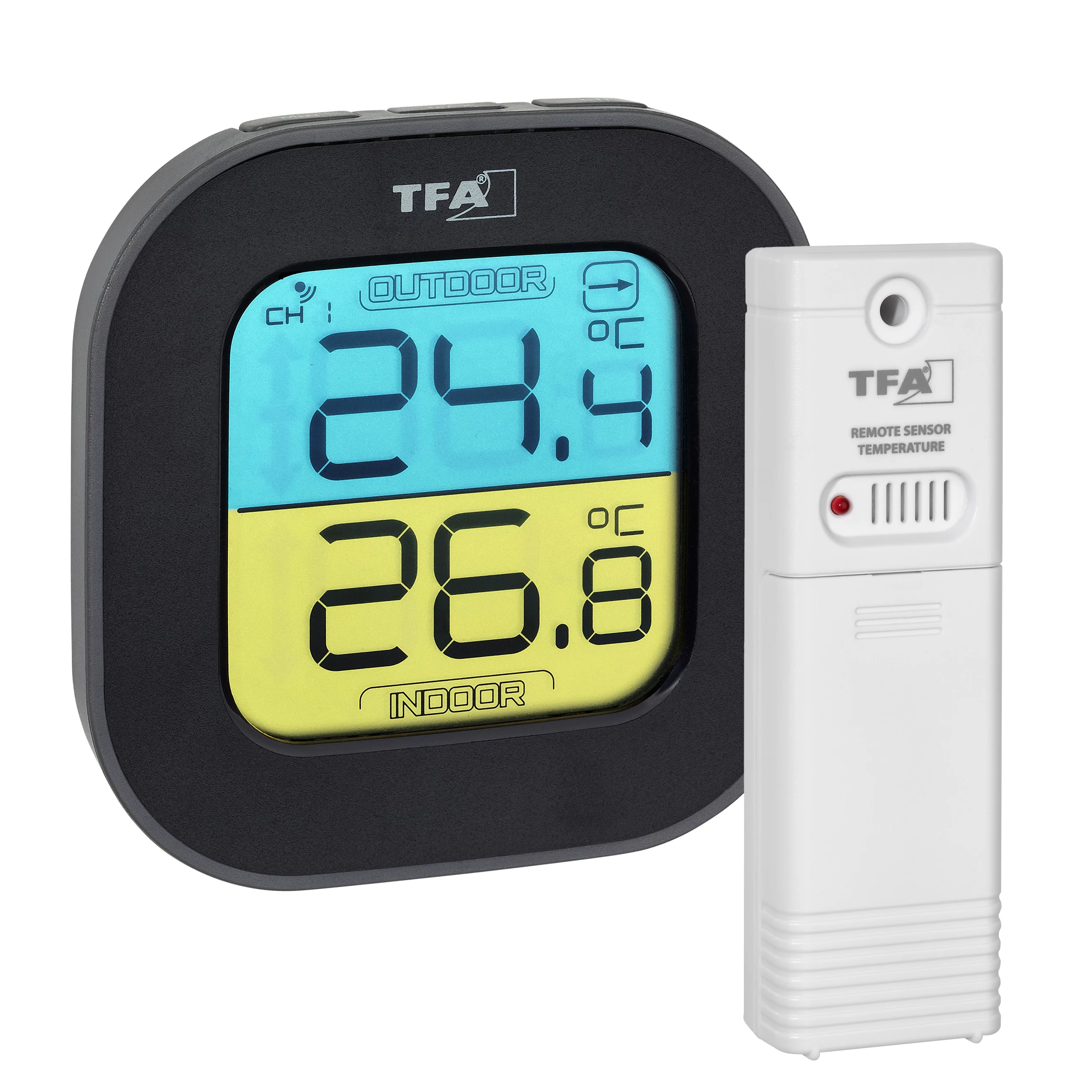 TFA Dostmann digitālais termo-higrometrs Square 1