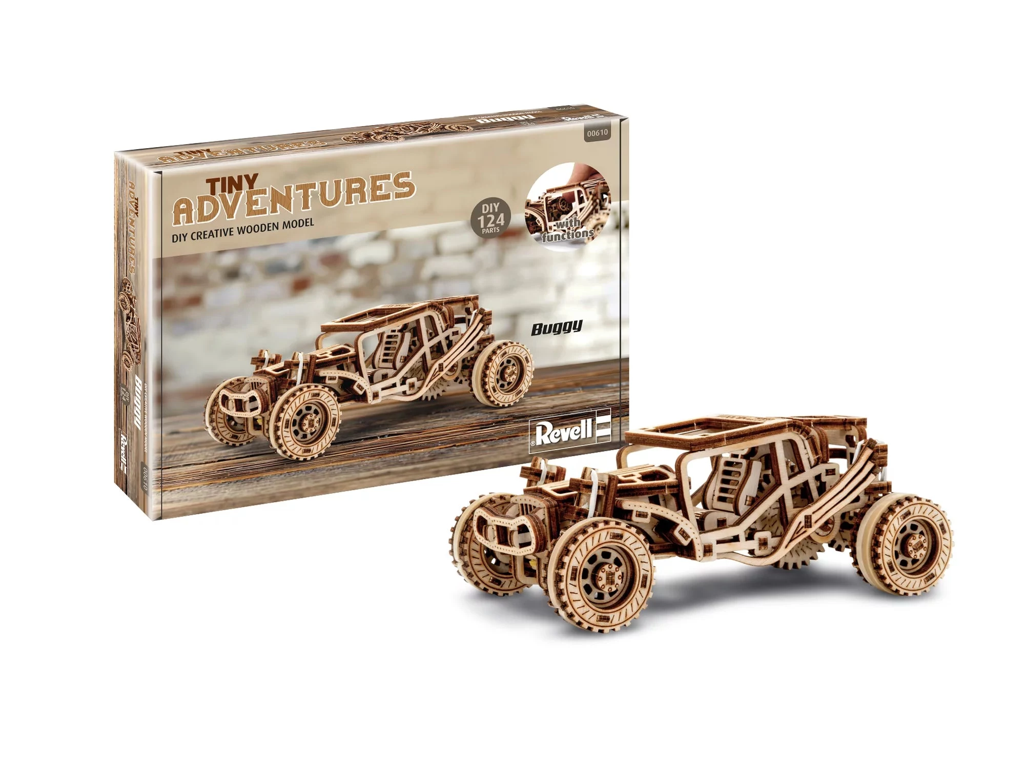Revell Tiny Adventures koka buggy modeļa