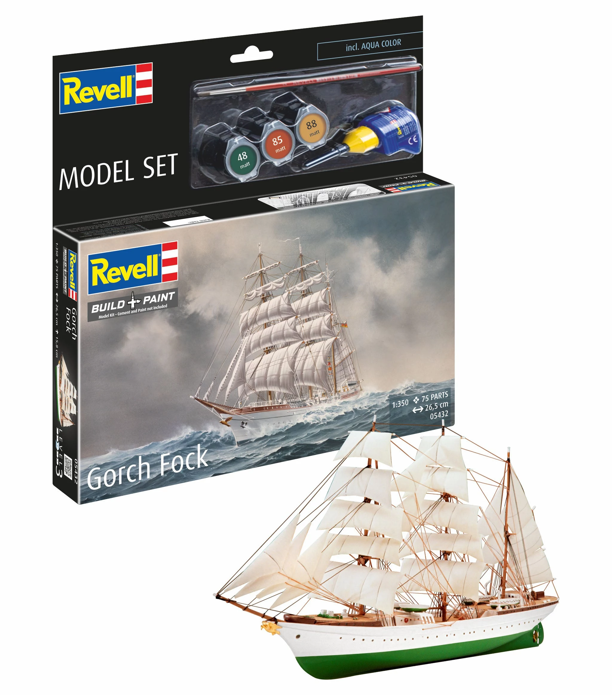Revell Model Set Gorch Fock 1:200