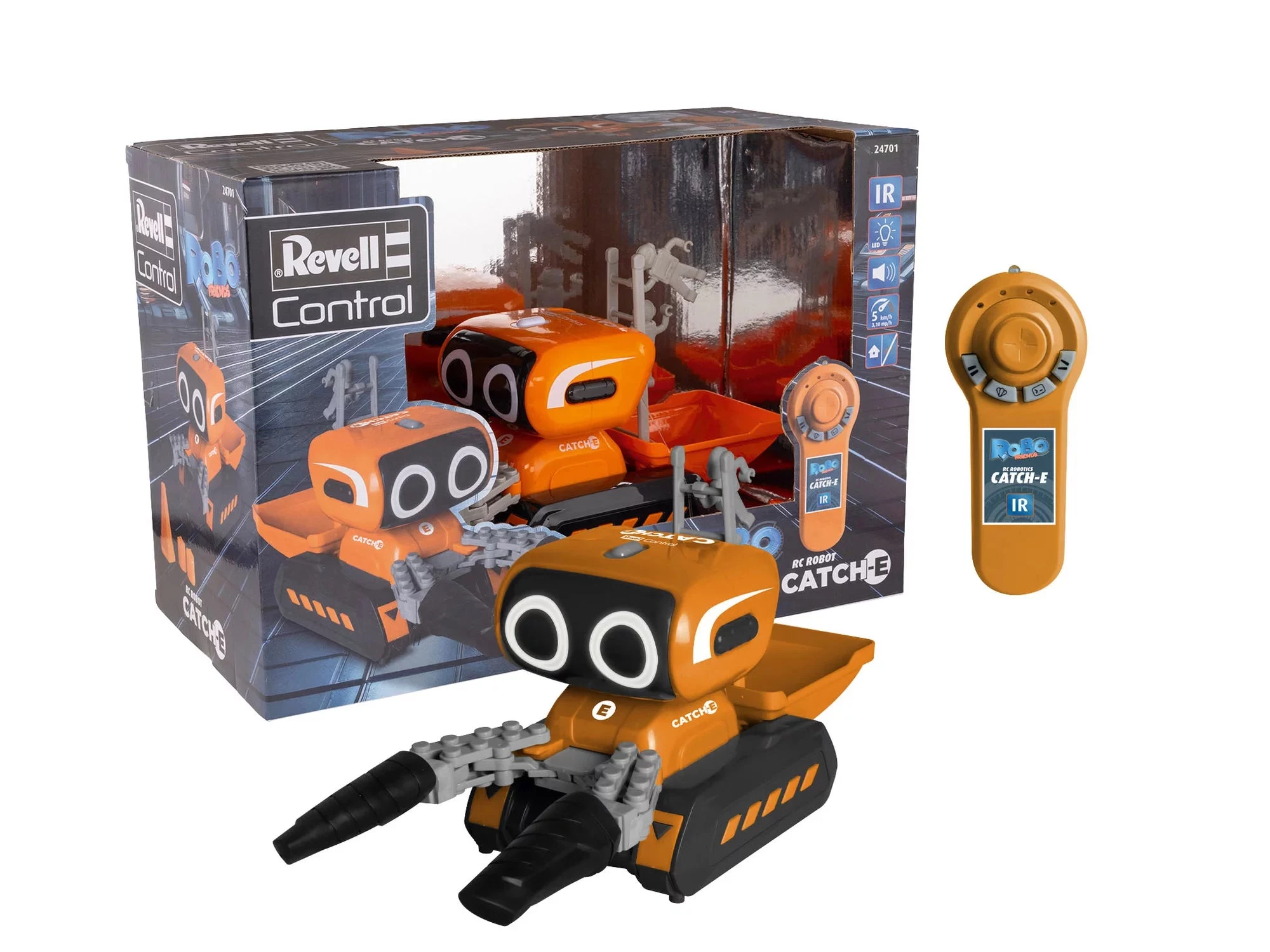 Revell RCCatch-E tālvadības robots ar satveršanas