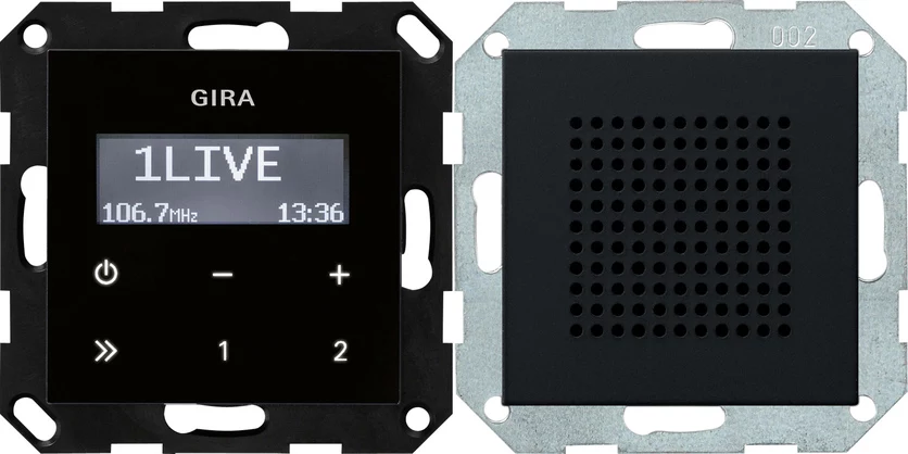 Gira 2280005 Iebūvējams FM RDS radio