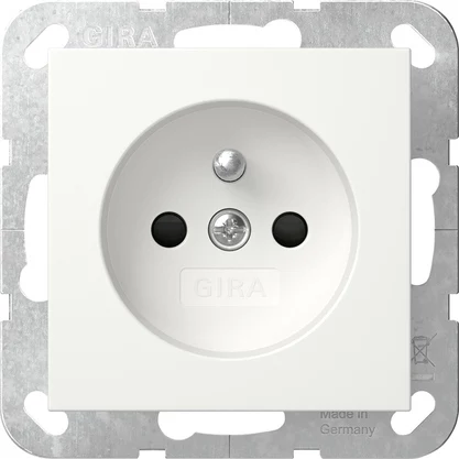 GIRA 448503 Schuko kontaktligzda ar atlokāmu
