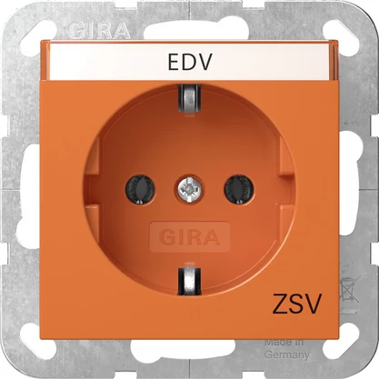 Gira System 55 SCHUKO kontaktligzda ar