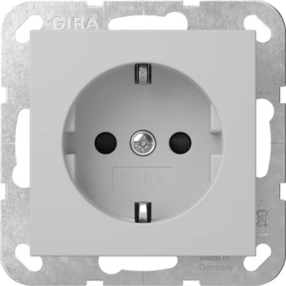 Gira System 55 SCHUKO kontaktligzda ar